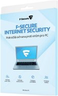 F-Secure INTERNET SECURITY pre 3 zariadenia na 1 rok (elektronická licencia) - Internet Security