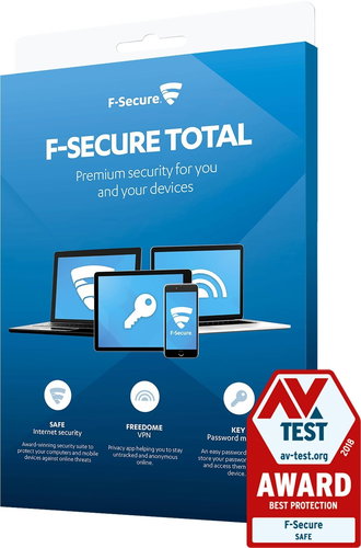 F-Secure TOTAL for 3 Devices per Year (Electronic License) - Internet Security - Main image
