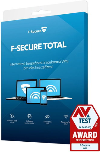 F-Secure TOTAL pro 3 zařízení na 1 rok (elektronická licence) - Internet Security - Hlavní obrázek