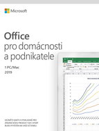 Microsoft Office 2019 for Home and Business, CZ (Electronic License) - Office Software