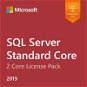 Microsoft SQL Server 2019 Standard Core - 2 Core License Pack (Electronic License) - Office Software