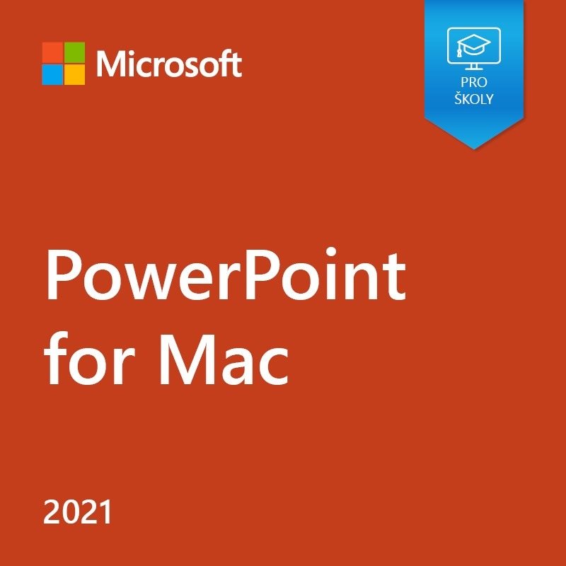 Office Software Microsoft PowerPoint LTSC for Mac 2021, EDU