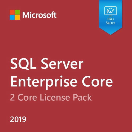 Microsoft SQL Server 2019 Enterprise Core - 2 Core License Pack, EDU (Electronic License) Main image Microsoft SQL Server 2019 Enterprise Core - 2 Core License Pack, EDU (Electronic License) - Office Software - Main image