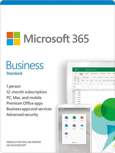 Microsoft 365 Business Standard (Electronic License) Main image Microsoft 365 Business Standard (Electronic License) - Office Software - Main image