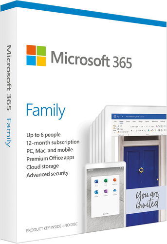 Microsoft 365 Family (BOX) Main image Microsoft 365 Family (BOX) - Office Software - Main image