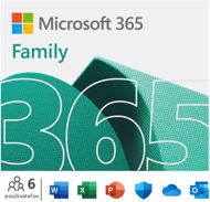 Kancelársky softvér Microsoft 365 Family SK (BOX) - Kancelářský software