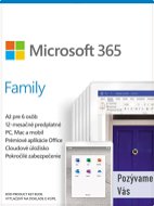 Microsoft 365 Family SK (elektronická licencia) - Kancelársky softvér