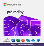 Microsoft 365 pro rodiny na 12 měsíců (s automatickou obnovou) - Kancelářský software
