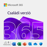 Microsoft 365 Családi verzió (elektronikus licenc) - Irodai szoftver