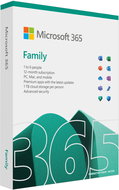 Office Software Microsoft 365 for families CZ (BOX) - Kancelářský software
