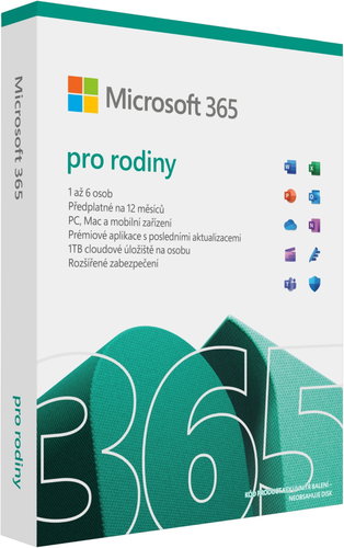 Microsoft 365 Family EN (BOX) - Kancelářský software - Hlavní obrázek