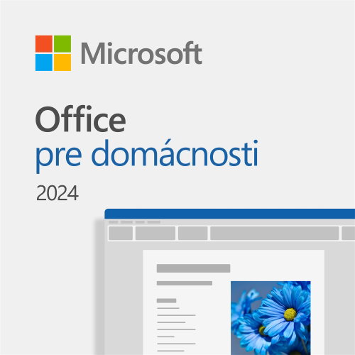 Microsoft Office 2024 pre domácnosti (elektronická licencia) - Kancelársky softvér - Hlavný obrázok