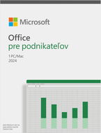 Kancelársky softvér Microsoft Office 2024 pre domácnosti a podnikateľov CZ (BOX) - Kancelářský software