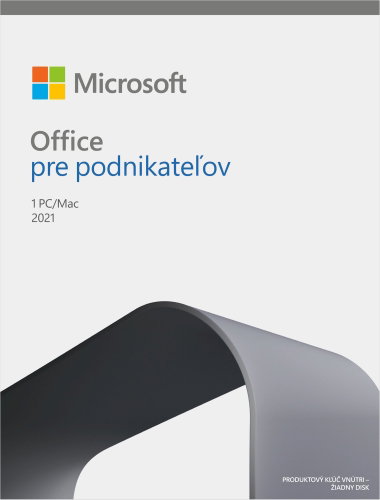 Microsoft Office 2021 pre domácnosti a podnikateľov (elektronická licencia) Hlavný obrázok Microsoft Office 2021 pre domácnosti a podnikateľov (elektronická licencia) - Kancelársky softvér - Hlavný obrázok