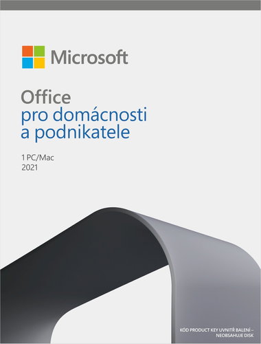 Microsoft Office 2021 pro domácnosti a podnikatele (elektronická licence) Hlavní obrázek Microsoft Office 2021 pro domácnosti a podnikatele (elektronická licence) - Kancelářský software - Hlavní obrázek