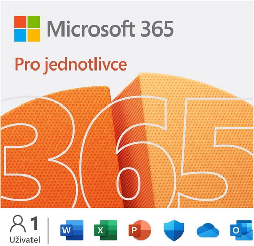 Microsoft 365 pro jednotlivce CZ (BOX) - Kancelářský software - Hlavní obrázek