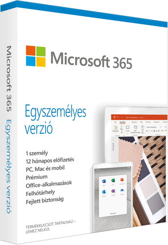 Microsoft 365 Egyszemélyes verzió (BOX) - Irodai szoftver - Fő fotó