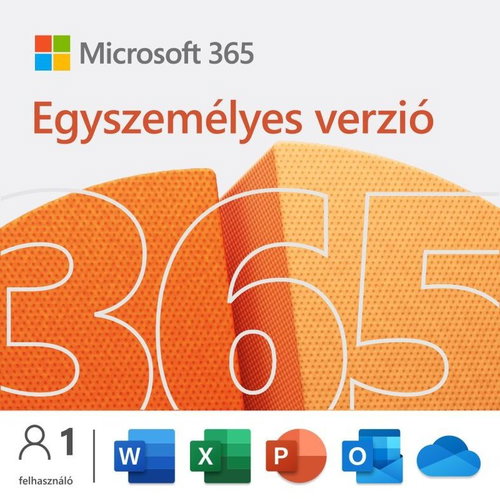 Microsoft 365 Personal HU (BOX) Fő fotó Microsoft 365 Personal HU (BOX) - Irodai szoftver - Fő fotó