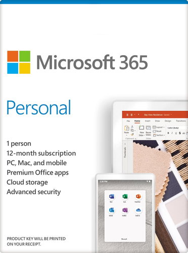 Microsoft 365 Personal (Electronic License) Main image Microsoft 365 Personal (Electronic License) - Office Software - Main image