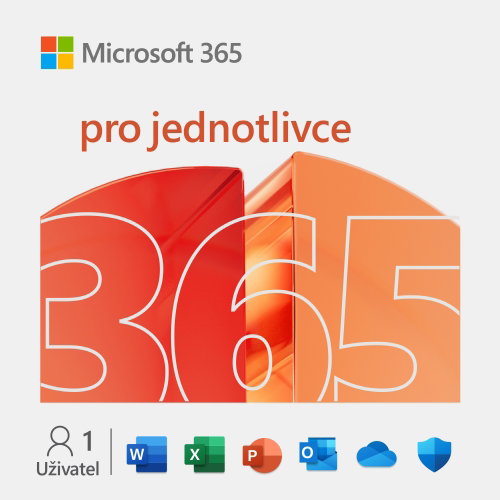 Microsoft 365 pro jednotlivce (elektronická licence) - Kancelářský software - Hlavní obrázek