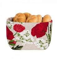 Slowroom Linen pastry bag 2in1 - poppies - Bag