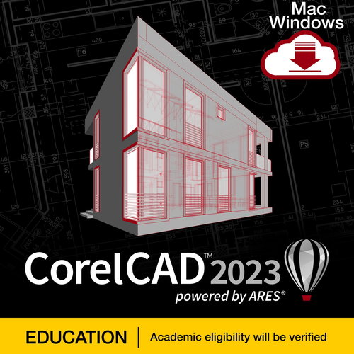 CorelCAD 2023 Win/Mac CZ/EN EDU (elektronikus licenc) - Grafikai szoftver - Fő fotó