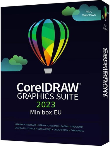 CorelDRAW Graphics Suite 2023 Minibox EU, Win/Mac, CZ/EN (BOX) - Grafiksoftware - Hauptbild