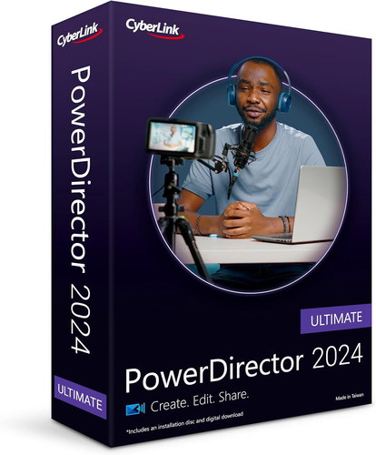 CyberLink PowerDirector 2024 Ultimate (electronic license) - Video Software - Main image