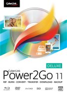 Cyberlink Power2GO Deluxe 11 (Electronic License) - Burning Software