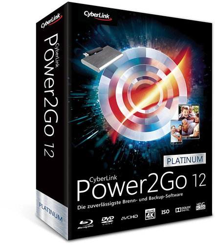 Cyberlink Power2GO Platinum 12 (elektronikus licenc) - Író szoftver - Fő fotó