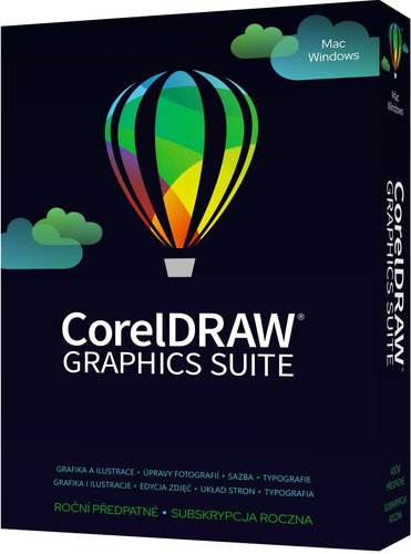 CorelDRAW Graphics Suite 365-Day Renewal WIN (Electronic Licence) - Graphics Software - Main image