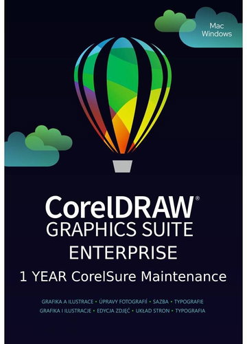 CorelDRAW Graphics Suite Enterprise, Win/Mac, CZ/EN (elektronikus licenc) - Grafikai szoftver - Fő fotó