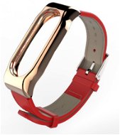 SXT Mi Band 2 koženkový náramok červený - Remienok na hodinky
