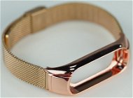 SXT Mi Band 3 kovový náramok (Typ 3) ružový - Remienok na hodinky