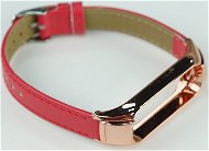 SXT Mi Band 3 koženkový náramok červený - Remienok na hodinky