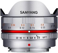 Samyang 7,5 mm F3.5 MFT - ezüst - Objektív