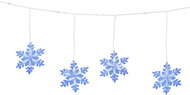 LED Christmas curtain Snowflakes 3×3m, cold white, 120×LED - Light Chain