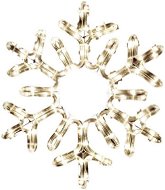 LED vánoční sněhová vločka do okna 96×LED, 16W, teplá bílá - Vánoční osvětlení