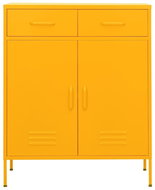 Úložná skříň hořčicově žlutá 336155 - Skříň