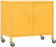 Úložná skříň hořčicově žlutá 336263 - Skříň