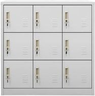 Uzamykatelná skříň světle šedá 336440 - Skříň