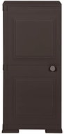 Plastová skříňka design dřeva hnědá 340610 - Skříňka