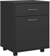 Skříňka na kolečkách šedá 808442 - Skříňka