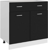 SHUMEE Bottom with drawer black 801237 - Cupboard