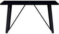 Jídelní stůl černý 140 × 70 × 75 cm, 281556 - Jídelní stůl