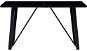 Jedálenský stôl čierny 140 × 70 × 75 cm, 281556 - Jedálenský stôl