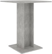 Bistro stolík betónovosivý, 60 × 60 × 75 cm, 802106 - Barový stôl