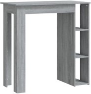 Barový stůl s regálem šedý sonoma 102 × 50 × 103,5 cm, 812964 - Barový stůl