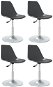 Otočné jedálenské stoličky 4 ks sivé PP, 338266 - Jedálenská stolička