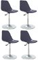 Otočné jídelní židle 4 ks lila PP, 338276 - Jídelní židle